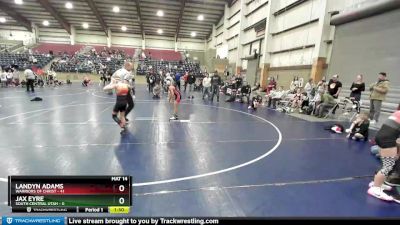 78 lbs Champ Round 1 (16 Team) - Landyn Adams, Warriors Of Christ vs Jax Eyre, South Central Utah