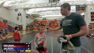 85 lbs Round 1 - Aksel Brown, Powell Wrestling Club vs Jake Nelson, Cody Wrestling Club