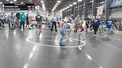 110 lbs Round 5 (4pm Saturday) - Charlotte Catina, NEWHALE vs Savannah Kerr, NCWAY National Team