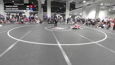 3rd Place Match - Matilda Hruby, Brighton Wrestling Club vs Sarah Henckel, Connecticut