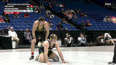 197 lbs 2nd Wrestleback (16 Team) - Hayden Walters, Michigan vs Evan Bates, Missouri