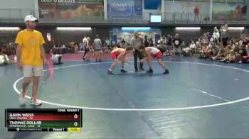 140 lbs Quarters & 1st Wb (16 Team) - Gavin Weiss, Well Trained vs Thomas Dollar, Stronghold - Gold