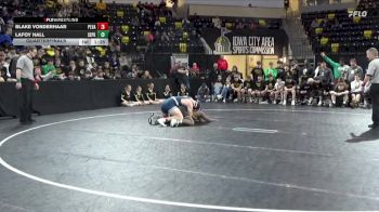 215 lbs Quarterfinal - LaFoy Hall, Southeast Polk vs Blake Vonderhaar, Pleasant Valley
