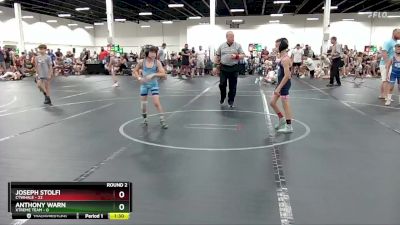 64 lbs Round 2 (6 Team) - Joseph Stolfi, CTWHALE vs Anthony Warn, Xtreme Team