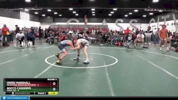 105 lbs Round 3 (8 Team) - Owen Marshall, Roundtree Wrestling Academy vs Rocco Cassioppi, POWA (CO)