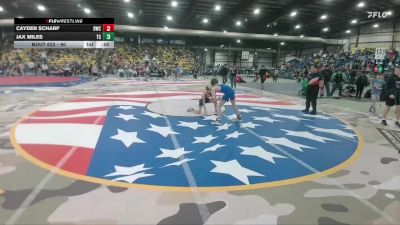 95 lbs Champ. Round 2 - Jace Edgar, Redfield Youth Wrestling vs Levic McGee, Touch Of Gold