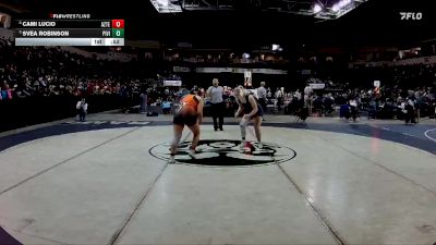 Girls 152 lbs Cons. Round 3 - Svea Robinson, Piedra Vista vs Cami Lucio, Aztec