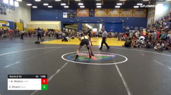 126 lbs Round Of 32 - Atticus Waters, Champion Wresting Club vs Caleb Picard, Camden Elite