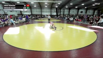144 lbs Round 3 (8 Team) - Brigham Bailey, North Summit vs BRIAN MARQUEZ, Manti