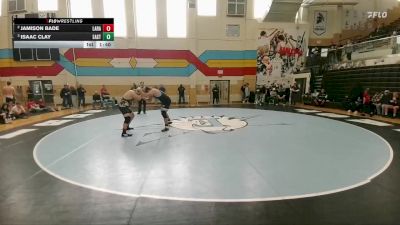 285 lbs Semifinal - Isaac Clay, Cheyenne East vs Jamison Bade, Laramie