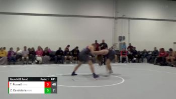 285 lbs Round 4 (6 Team) - Zayne Candelaria, Black Mambas vs Tyson Russell, Stronghold