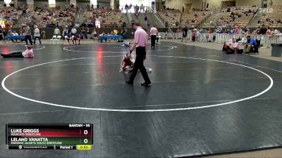 55 lbs Quarterfinal - Luke Griggs, Wildcats Wrestling vs Leland Vanatta, Fairview Jackets Youth Wrestling