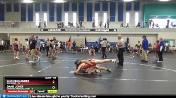 160 lbs Quarterfinal - Dane Jones, Leesburg Tropical Storm vs Luis Fernandez, Outsiders