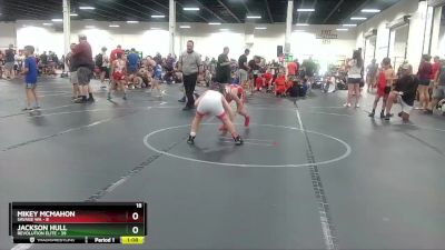 84 lbs Round 3 (4 Team) - Mikey McMahon, Savage WA vs Jackson Hull, Revolution Elite