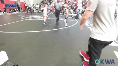 64 lbs Semifinal - Wyatt Holtz, Wagoner Takedown Club vs Brantley Wisdom, Caney Valley Wrestling