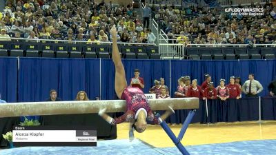 Alonza Klopfer - Beam, Alabama - 2019 NCAA Gymnastics Ann Arbor Regional Championship