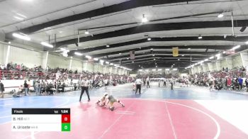 95 lbs Final - Brodie Hill, No Team vs Austin Urioste, NM Bad Boyz