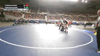 159-D3 1st Place Match - Marcus Killgore, Sahuarita High School vs Christian Marsh, Sahuaro