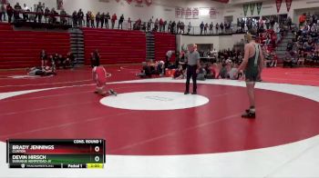 138 lbs Cons. Round 1 - Devin Hirsch, Dubuque Hempstead-JV vs Brady Jennings, Clinton