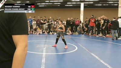 83.4-86.7 lbs Champ. Round 2 - McKenzy Ramirez, Vici Wrestling Club vs Malana Chaniel-McKay, Powerhouse Wrestling