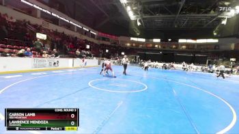 144 lbs Cons. Round 3 - Lawrence Mendoza, Maricopa vs Carson Lamb, Red Mountain
