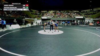 106 lbs Round Of 32 - Angel Ramos, Farmersville vs Nathan Gastulum, Madera South