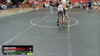 88 lbs Placement (4 Team) - Ayden Hudson, Armory vs Easton Beard, Donahue WA