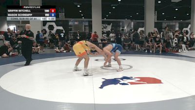 79 kg Cons. Sub-rd Of 64 - Griffin Mitchell, Tiger Den Wrestling Club vs Mason Schrempp, Wolves Wrestling Club