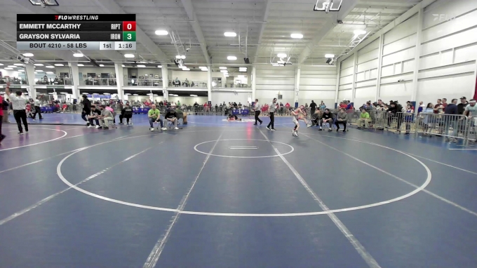 58 lbs Quarterfinal - Emmett McCarthy, Riptide WC vs Grayson Sylvaria ...