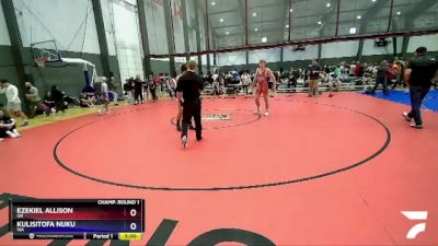 190 lbs Champ. Round 1 - Ezekiel Allison, OR vs Kulisitofa Nuku, WA