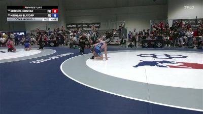 70 lbs Cons. Round 3 - Mitchel Hrnyak, FHC Mat Club vs Nikolas Slatoff, Aniciete Training Club