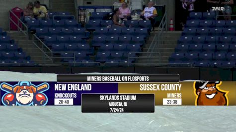 Replay: Home - 2024 New England vs Sussex County | Jul 24 @ 7 PM