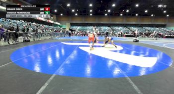 157 lbs Consi Of 16 #2 - Keller Rock, UNATT-Oregon State vs Tristan Fernandez, UNATT-San Francisco