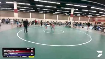 117 lbs Cons. Round 3 - Anaveh Gonzales, ReZults Wrestling vs Hailey Kennedy, Quest For Gold Wrestling Club