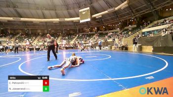 92 lbs Rr Rnd 2 - Christopher Petromilli, Standfast vs Noah Josserand, Collinsville Cardinal Youth Wrestling