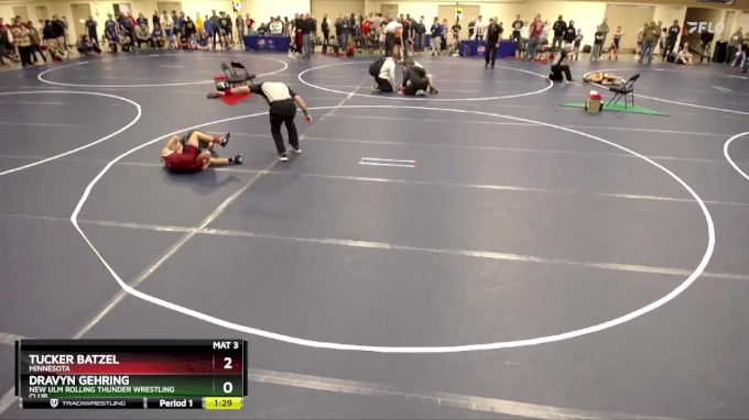 83 lbs Champ. Round 1 - Tucker Batzel, Minnesota vs Dravyn Gehring, New ...