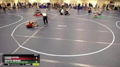 83 lbs Champ. Round 1 - Tucker Batzel, Minnesota vs Dravyn Gehring, New Ulm Rolling Thunder Wrestling Club