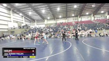 165 lbs Placement (4 Team) - Alex Ray, Oklahoma vs Ohia Borden-Phillips, Hawaii 1