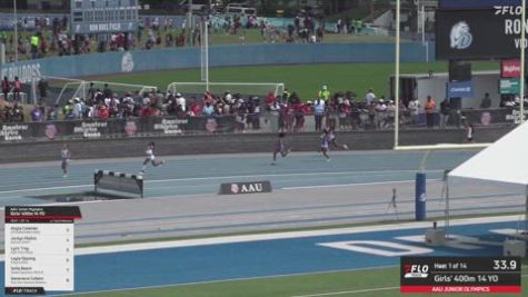 2026 AAU Junior Olympic Games - Youth Girls' 400m, Semi-Finals 1 - Age 14