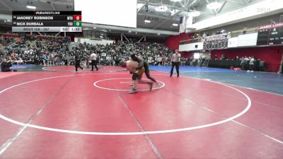 287 lbs Champ. Round 1 - Jakorey Robinson, Mt. Diablo vs Nick Durbala, Foothill