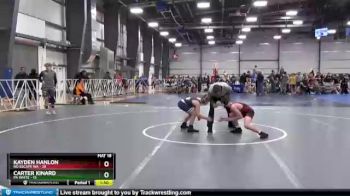 96 lbs Round 1 - Kayden Hanlon, No Escape WA vs Carter Kinard, PA White