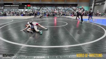 88 lbs Consi Of 8 #2 - Clementina Zapata, OKC Saints Wrestling vs Peyton Schiess, Oregon