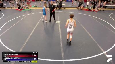 97 lbs Cons. Round 2 - Levi DeVetter, NE vs Graham Lofton, MN