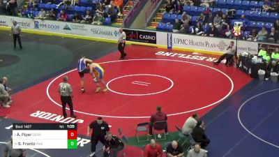 252 lbs Round Of 16 - Aiden Piper, Derry vs Scout Frantz, Pine Grove