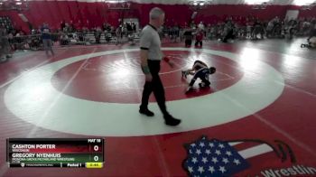 65-69 lbs Round 1 - Cashton Porter, Wisconsin vs Gregory Nyenhuis, Monona Grove/McFarland Wrestling Club