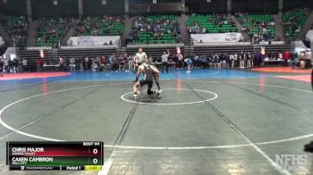 6A 132 lbs Champ. Round 1 - Casen Cambron, Pell City vs Chris Major, Shades Valley