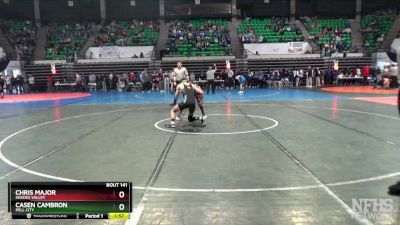 6A 132 lbs Champ. Round 1 - Casen Cambron, Pell City vs Chris Major, Shades Valley