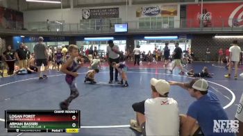 60 lbs Round 1 (16 Team) - Logan Forst, The Untouchables 2 vs Arman Bassiri, Techfall Wrestling Club