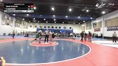 215 Boys Cons. Round 3 - Jj Martinez, Helix Charter vs Sean Scouler, Vista