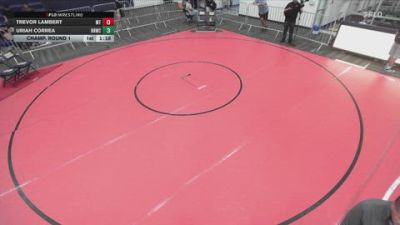 126 lbs Champ. Round 1 - Trevor Lambert, Mantanona TC vs Uriah Correa, Rough House Wrestling Club